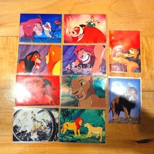Disney Lion King 10 Trading Cards Lot 🔥 Mufasa Simba 🔥 1994 Skybox Collection